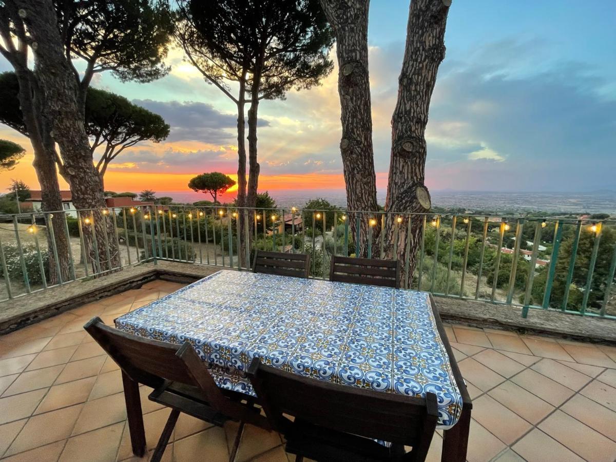 Appartamento Castelli Romani - Con Vista Su Roma Monte Porzio Catone Exterior foto